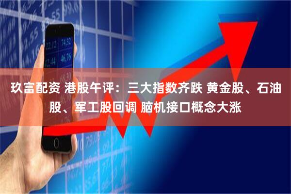 玖富配资 港股午评：三大指数齐跌 黄金股、石油股、军工股回调 脑机接口概念大涨